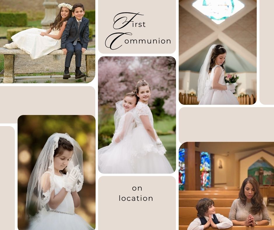 First Communion Photography sessions in Northern New Jersey