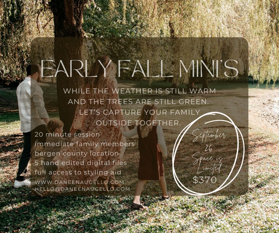 Early Fall Minis 2026